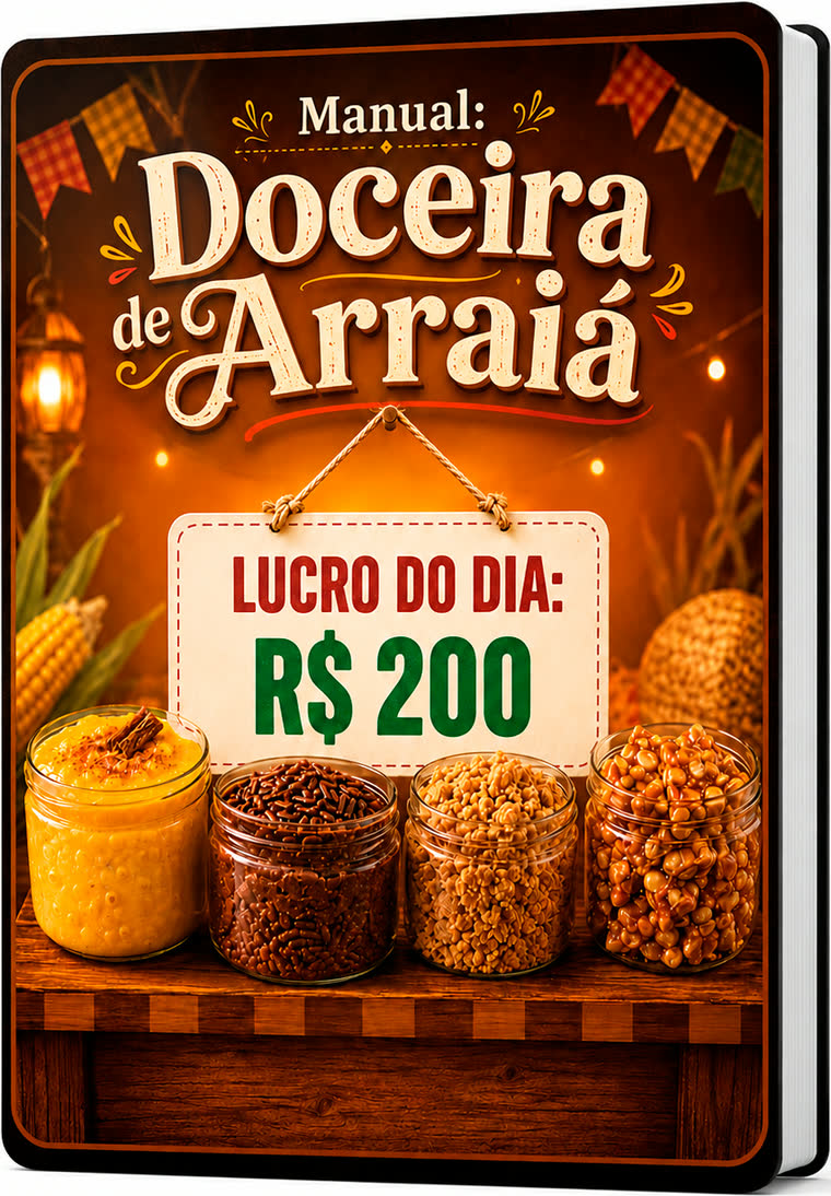 Capa do Manual da Doceira de Arraiá